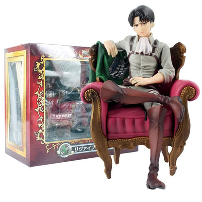 Attack on Titan - Levi Ackerman Sitting on Sofa Figure