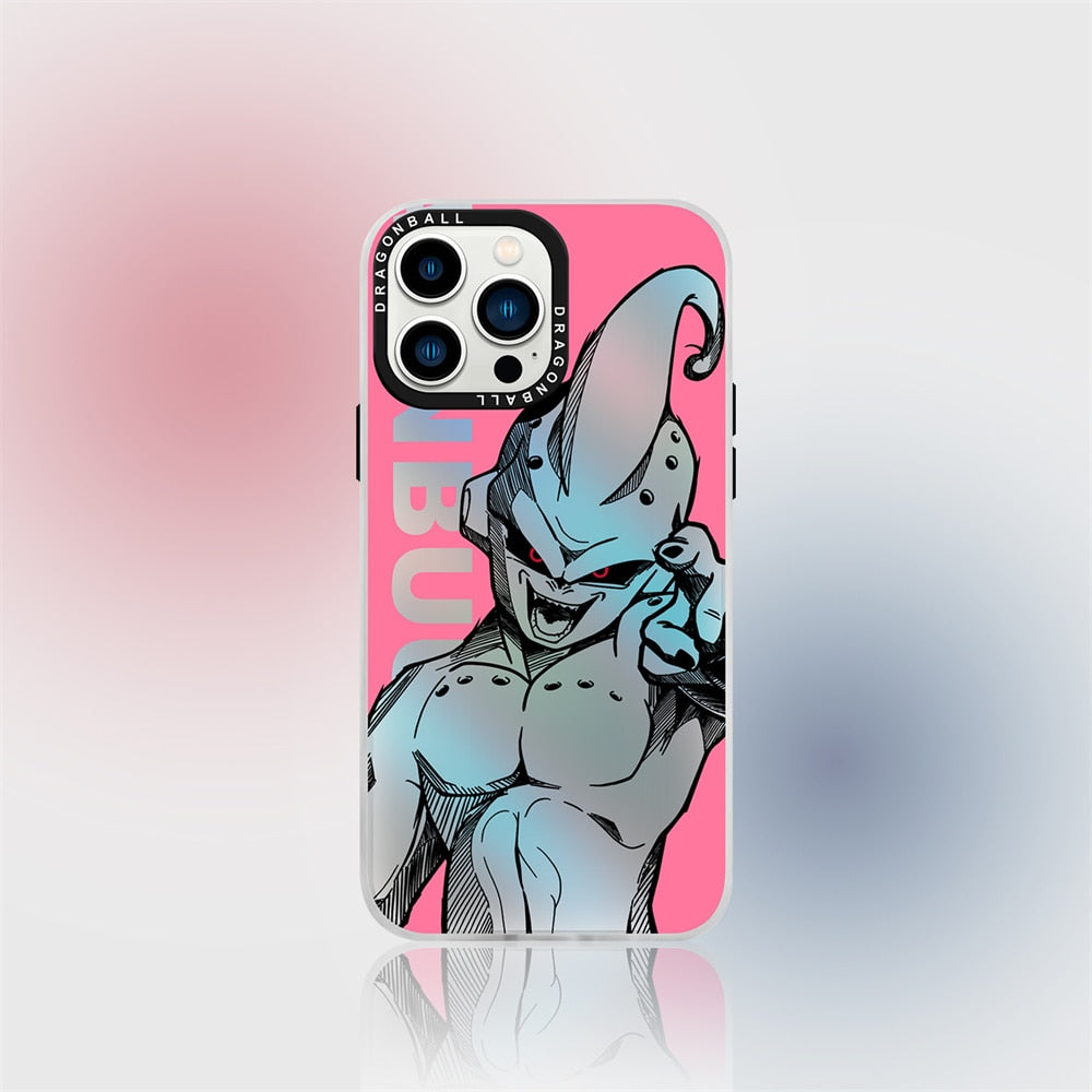 Holographic Super Buu Pink Case